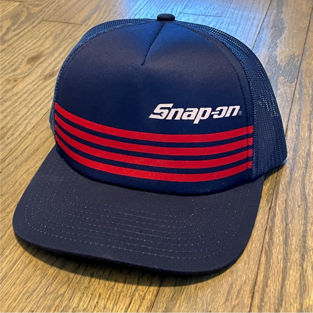 NEW Original Snap-on Adjustable Hat. Navy, Red, White. UNISEX.